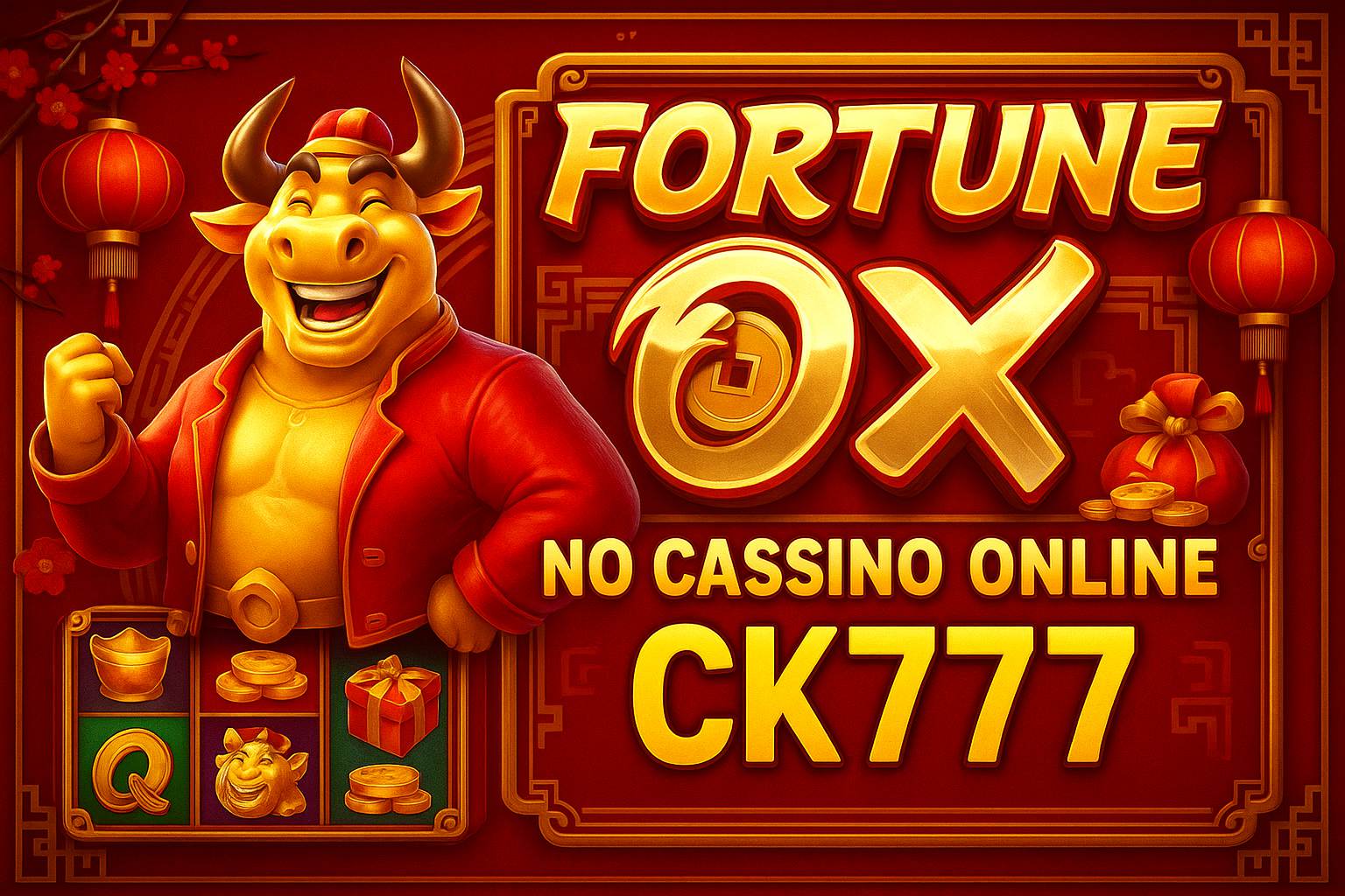 Fortune Ox no CK777 - Aposte Agora e Reivindique Seus Ganhos