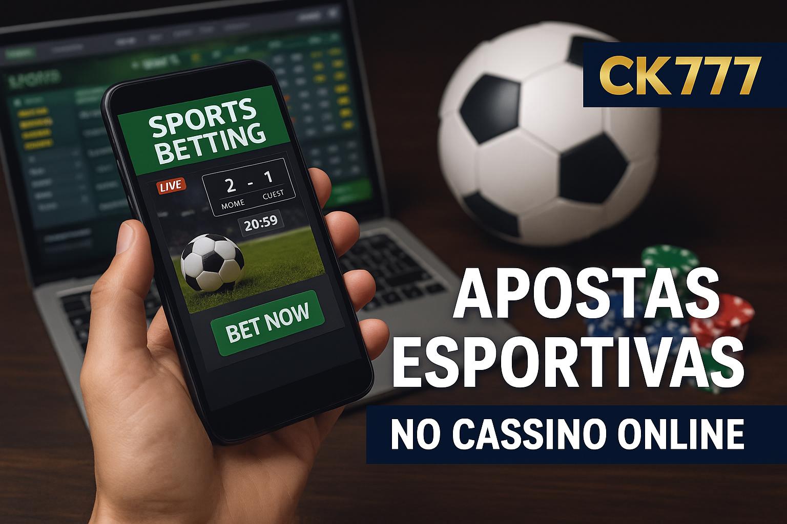 Apostas esportivas no cassino online CK777